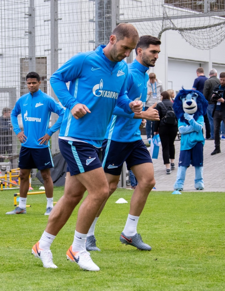 Открытая тренировка «Зенита» перед матчем с «Тамбовом»