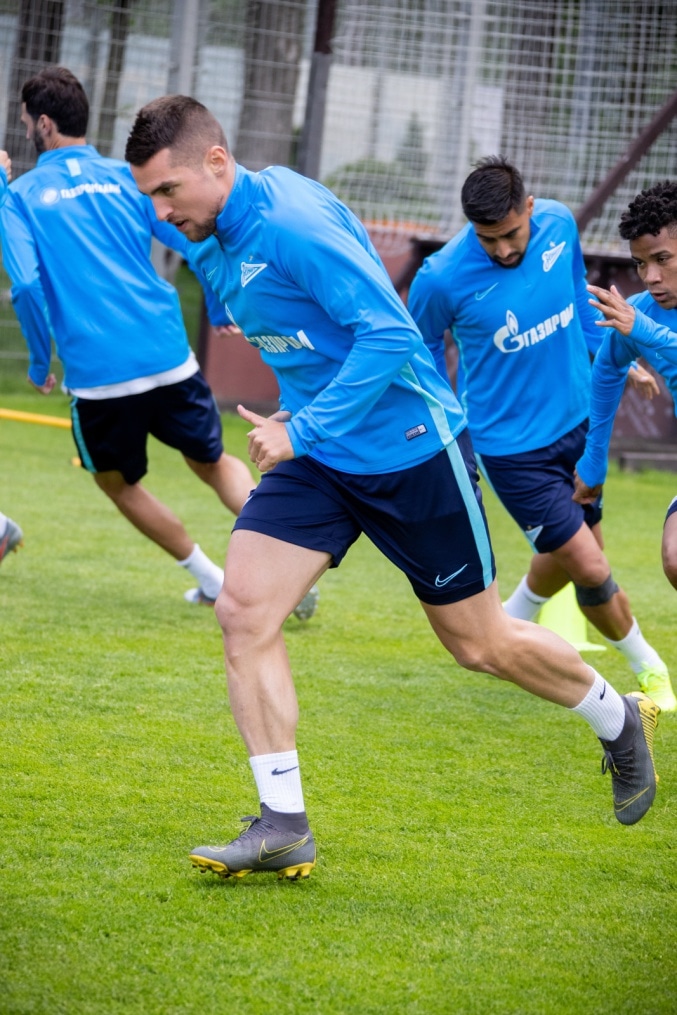 Открытая тренировка «Зенита» перед матчем с «Тамбовом»