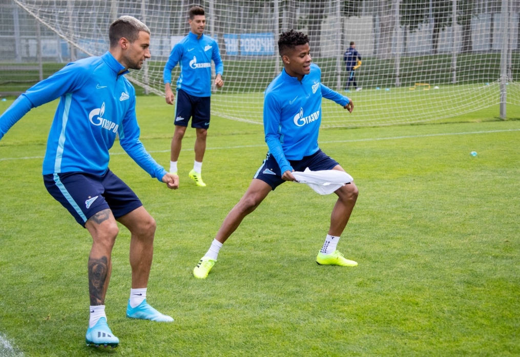 Открытая тренировка «Зенита» перед матчем с «Тамбовом»