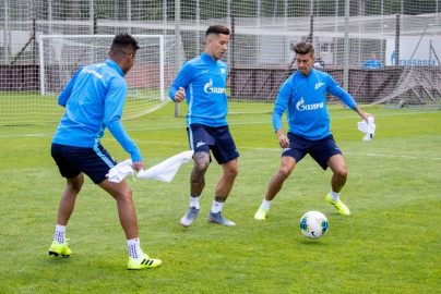 Открытая тренировка «Зенита» перед матчем с «Тамбовом»