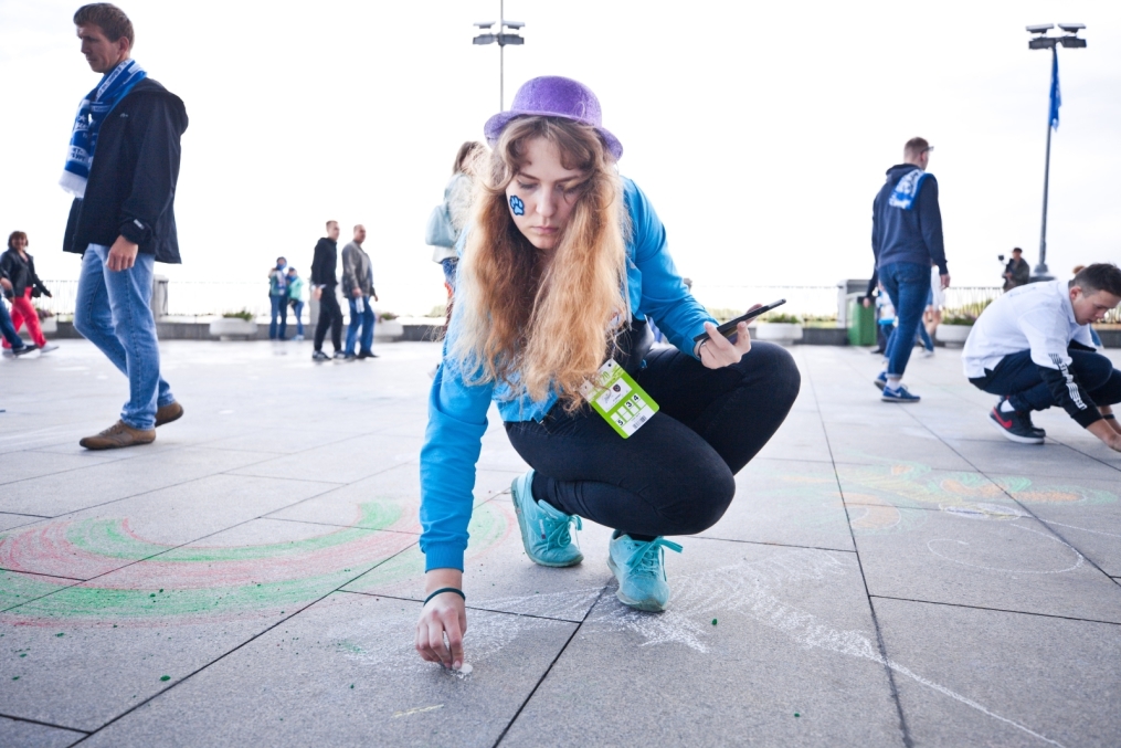 Фан-променад на матче «Зенит» — «Тамбов»