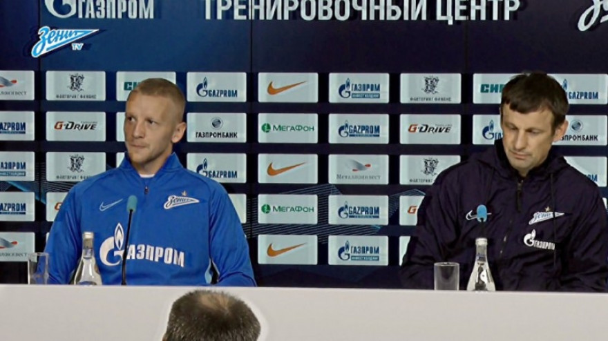«Зенит-ТВ»: Пресс-конференция Сергея Семака и Игоря Смольникова перед матчем с «Сочи»