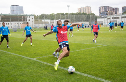 Открытая тренировка «Зенита» перед матчем с ФК «Сочи»