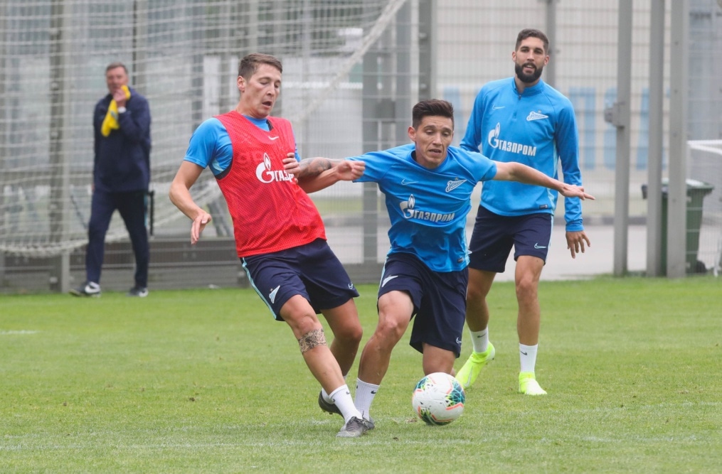 Открытая тренировка «Зенита» перед матчем с ФК «Краснодар»