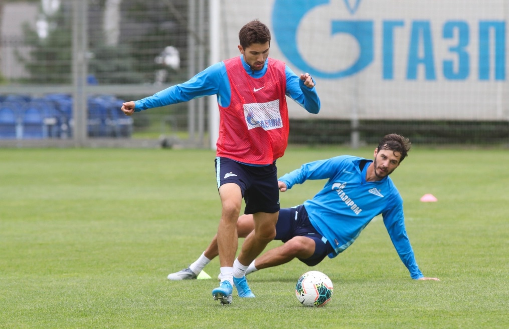 Открытая тренировка «Зенита» перед матчем с ФК «Краснодар»