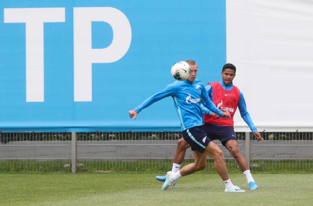 Открытая тренировка «Зенита» перед матчем с ФК «Краснодар»