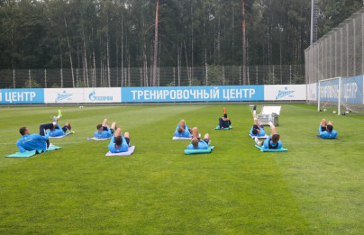 Открытая тренировка «Зенита» перед матчем с ФК «Краснодар»