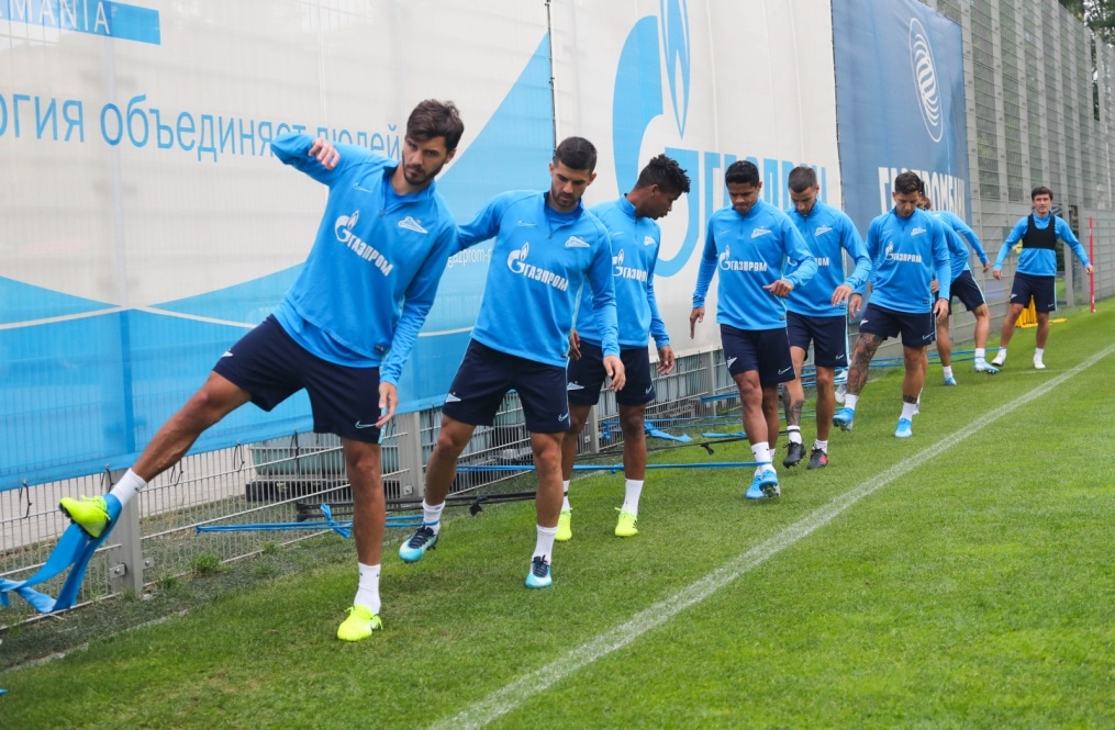 Открытая тренировка «Зенита» перед матчем с ФК «Краснодар»