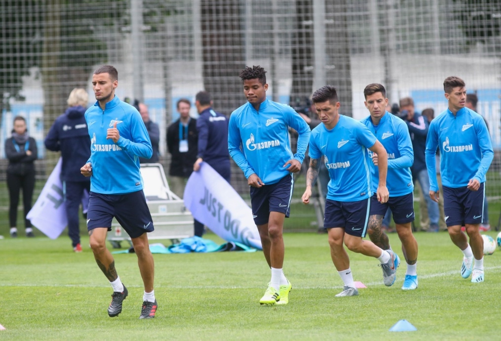 Открытая тренировка «Зенита» перед матчем с ФК «Краснодар»