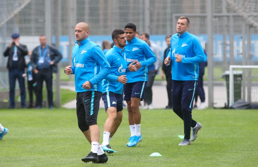Открытая тренировка «Зенита» перед матчем с ФК «Краснодар»