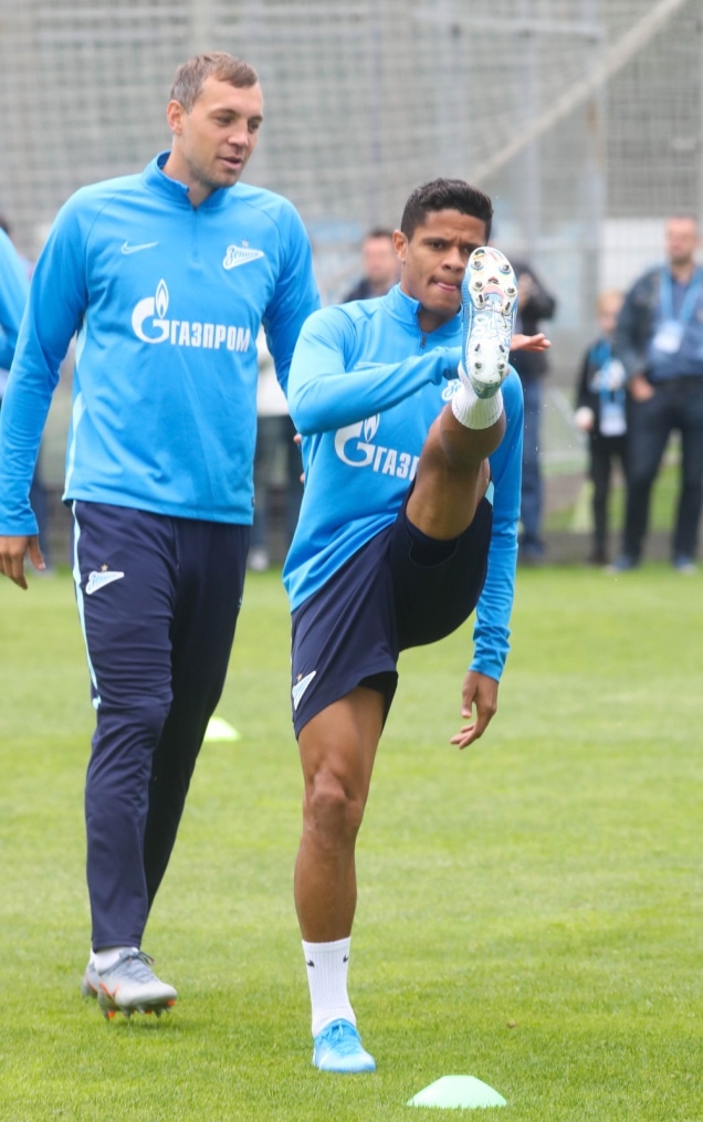 Открытая тренировка «Зенита» перед матчем с ФК «Краснодар»
