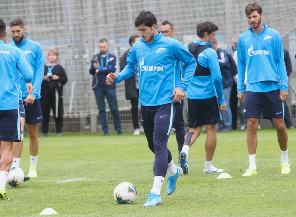 Открытая тренировка «Зенита» перед матчем с ФК «Краснодар»