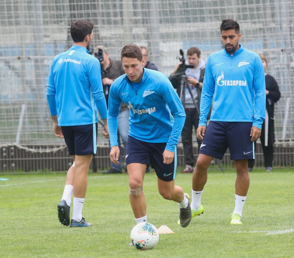 Открытая тренировка «Зенита» перед матчем с ФК «Краснодар»