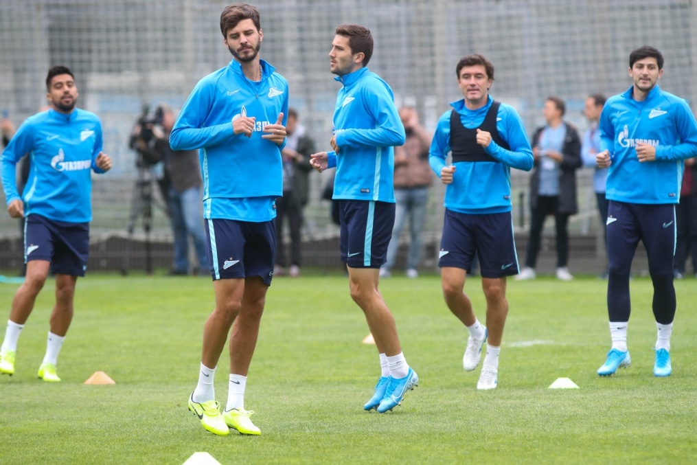 Открытая тренировка «Зенита» перед матчем с ФК «Краснодар»