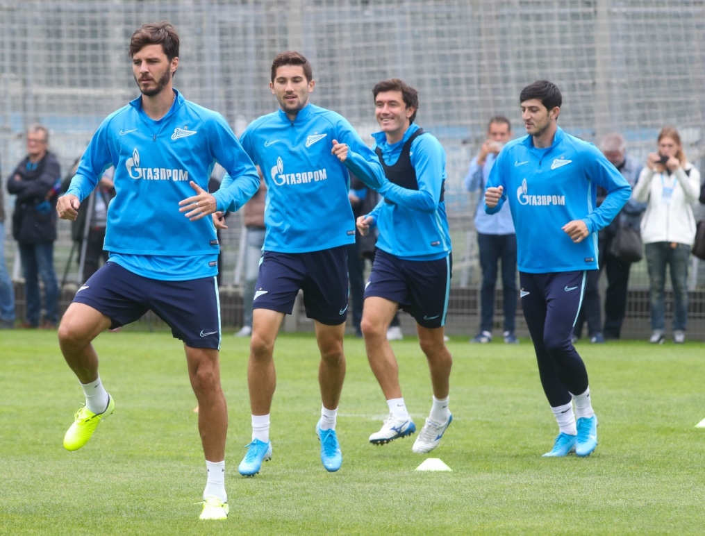 Открытая тренировка «Зенита» перед матчем с ФК «Краснодар»
