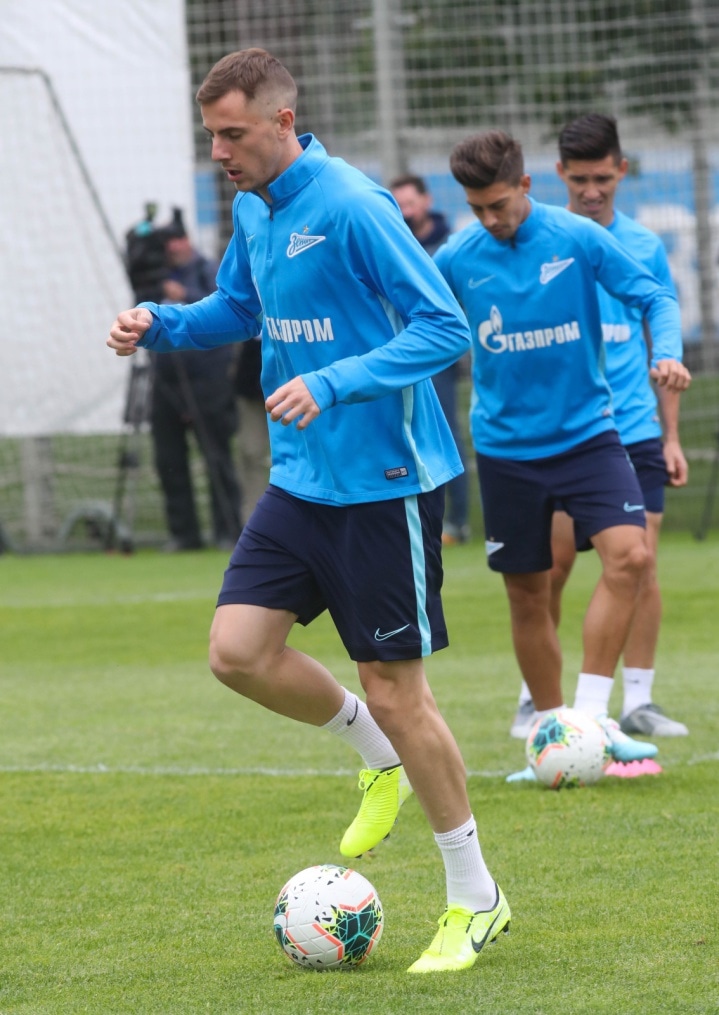 Открытая тренировка «Зенита» перед матчем с ФК «Краснодар»