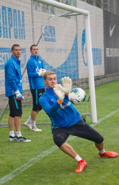 Открытая тренировка «Зенита» перед матчем с ФК «Краснодар»