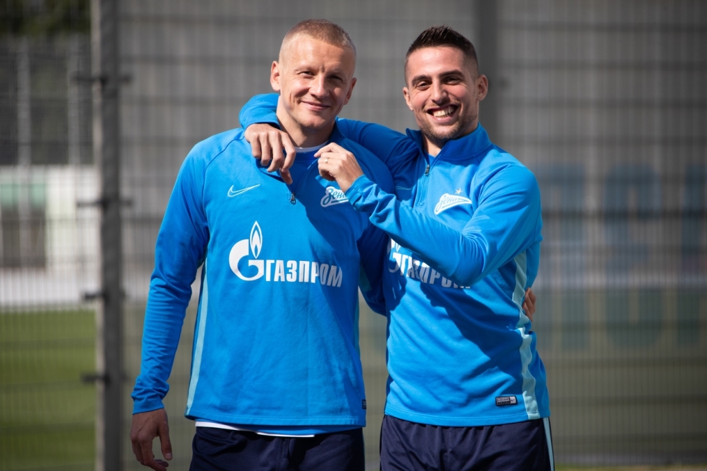 Открытая тренировка «Зенита» перед матчем с  «Динамо»