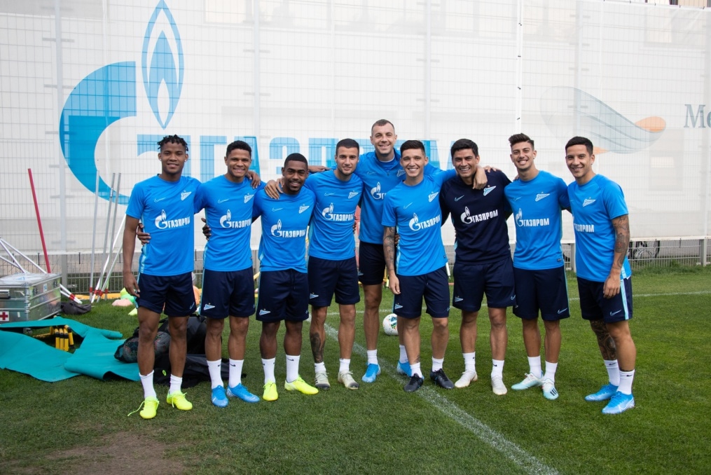Открытая тренировка «Зенита» перед матчем с  «Динамо»