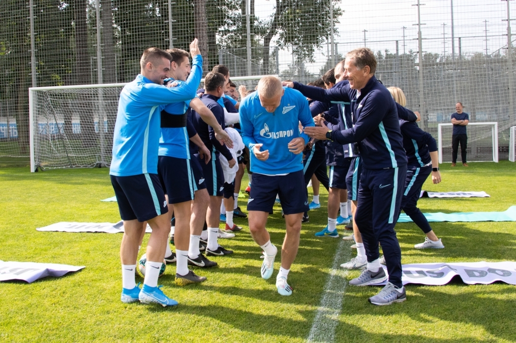 Открытая тренировка «Зенита» перед матчем с  «Динамо»