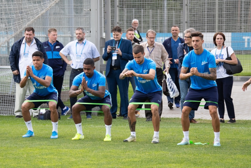 Открытая тренировка «Зенита» перед матчем с  «Динамо»
