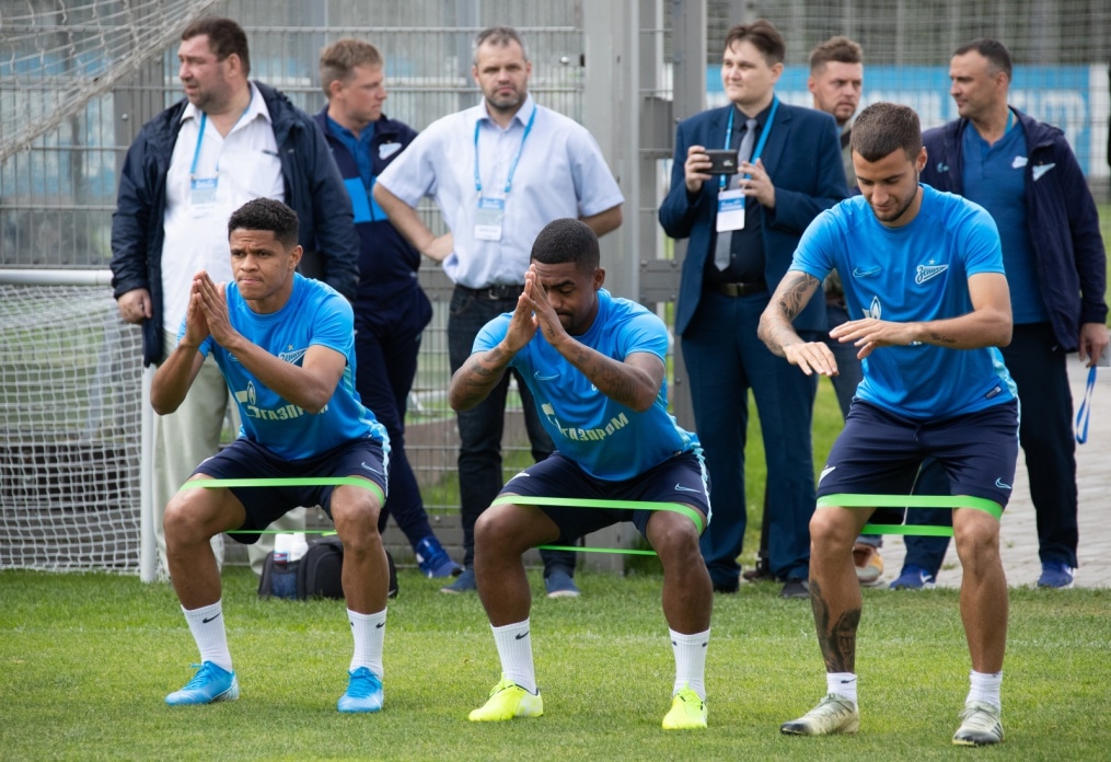 Открытая тренировка «Зенита» перед матчем с  «Динамо»