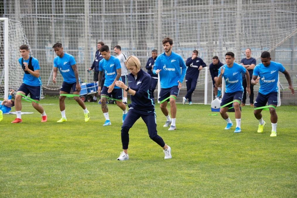 Открытая тренировка «Зенита» перед матчем с  «Динамо»