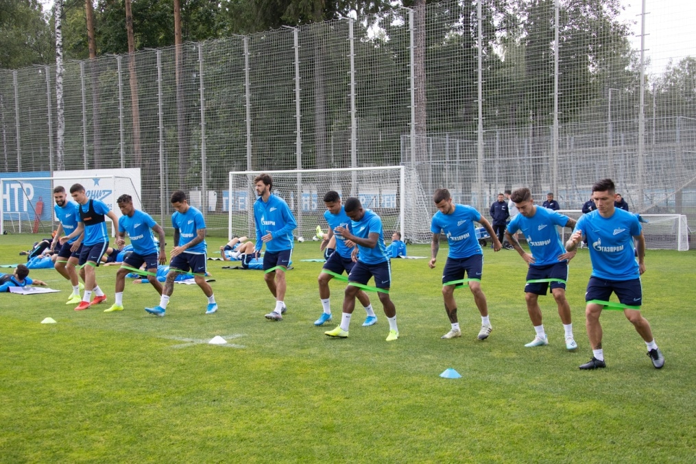 Открытая тренировка «Зенита» перед матчем с  «Динамо»
