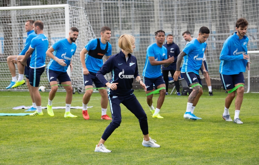 Открытая тренировка «Зенита» перед матчем с  «Динамо»