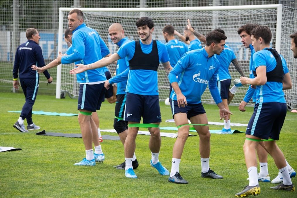Открытая тренировка «Зенита» перед матчем с  «Динамо»