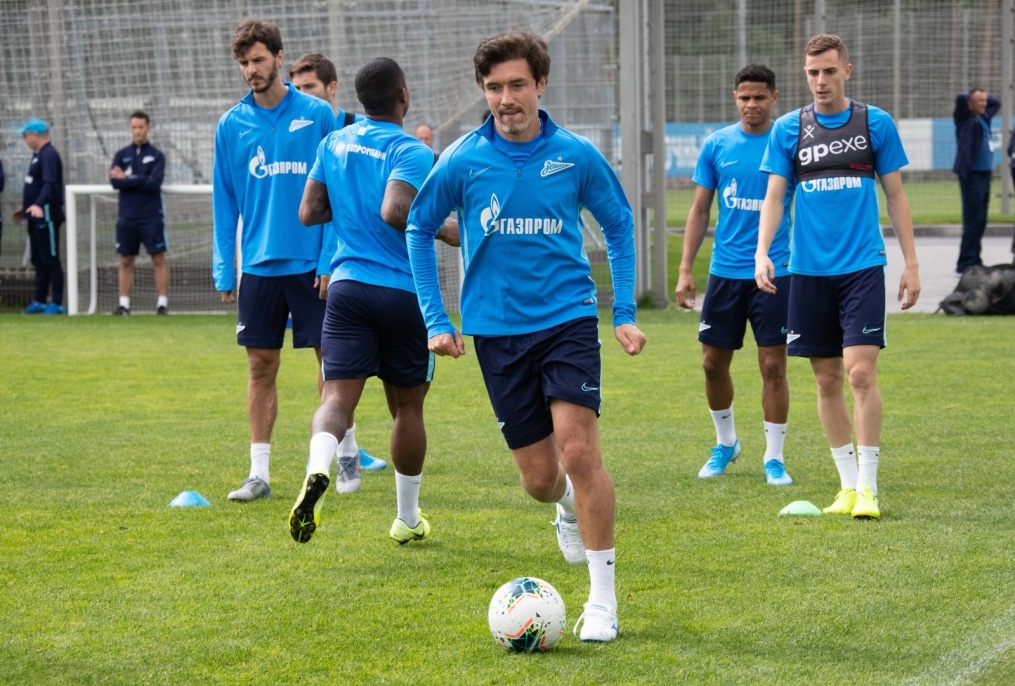 Открытая тренировка «Зенита» перед матчем с  «Динамо»
