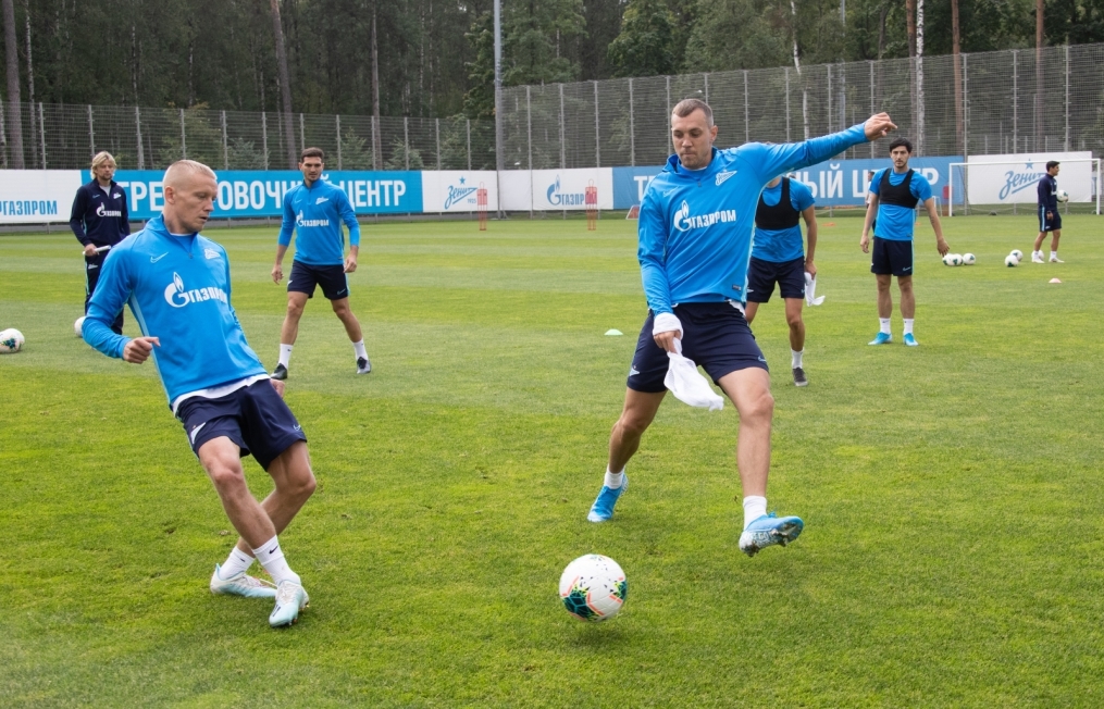 Открытая тренировка «Зенита» перед матчем с  «Динамо»