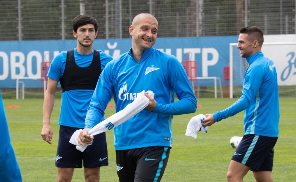 Открытая тренировка «Зенита» перед матчем с  «Динамо»