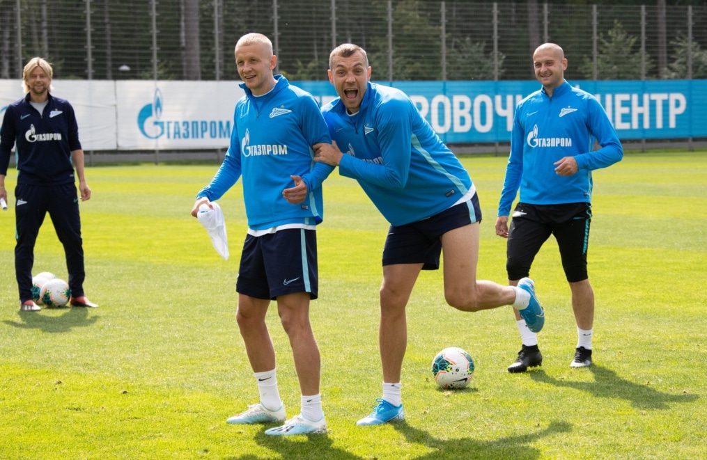 Открытая тренировка «Зенита» перед матчем с  «Динамо»