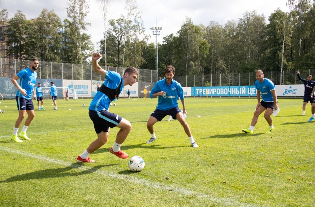 Открытая тренировка «Зенита» перед матчем с  «Динамо»