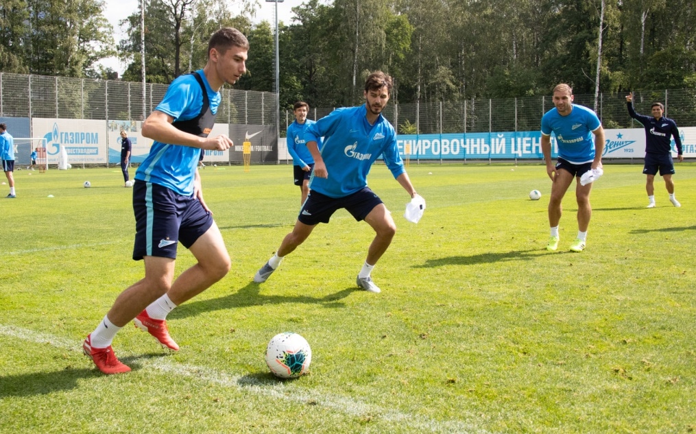Открытая тренировка «Зенита» перед матчем с  «Динамо»