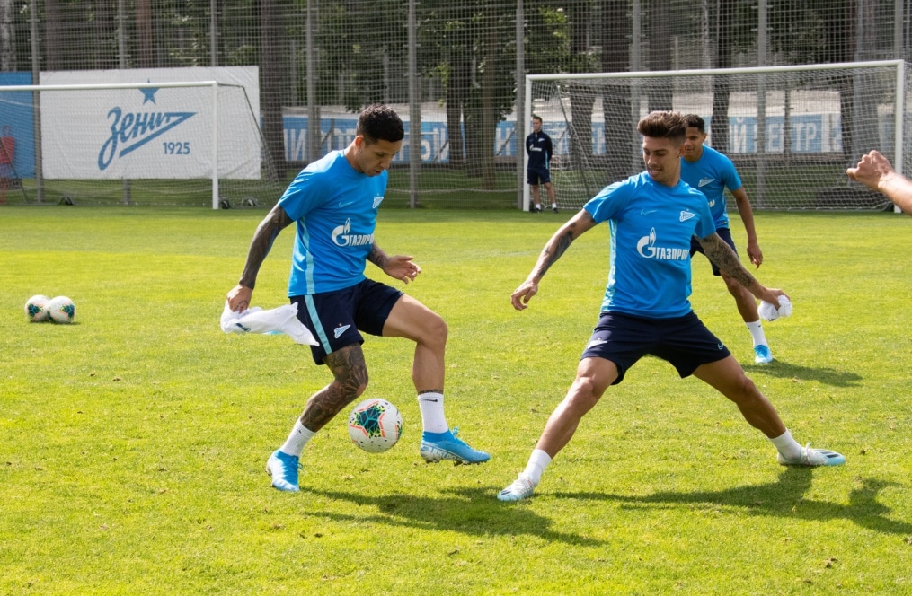 Открытая тренировка «Зенита» перед матчем с  «Динамо»