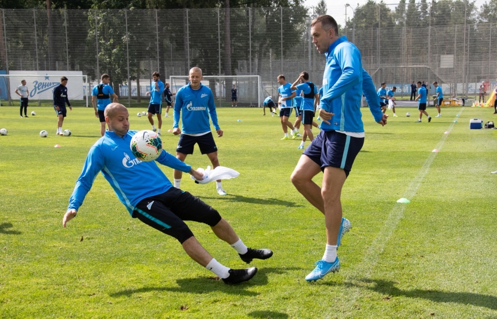 Открытая тренировка «Зенита» перед матчем с  «Динамо»