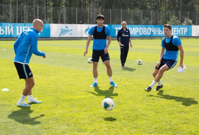 Открытая тренировка «Зенита» перед матчем с  «Динамо»