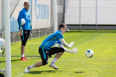 Открытая тренировка «Зенита» перед матчем с  «Динамо»