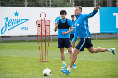 Открытая тренировка «Зенита» перед матчем с  «Динамо»