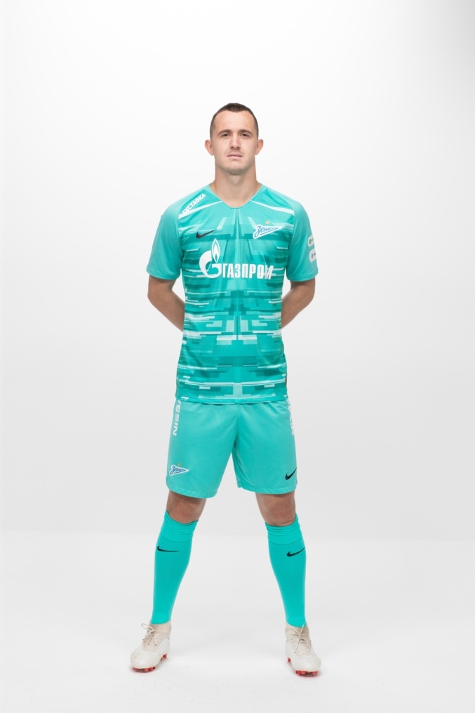 Фотосессия футболистов и тренеров основного состава ФК «Зенит» сезона 2019/20