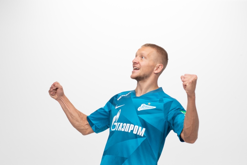 Фотосессия футболистов и тренеров основного состава ФК «Зенит» сезона 2019/20