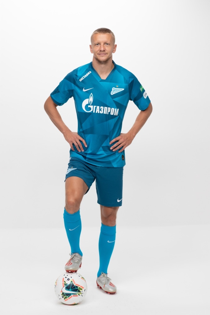 Фотосессия футболистов и тренеров основного состава ФК «Зенит» сезона 2019/20