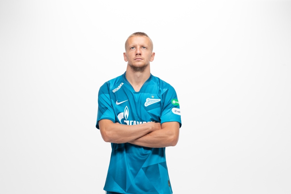 Фотосессия футболистов и тренеров основного состава ФК «Зенит» сезона 2019/20