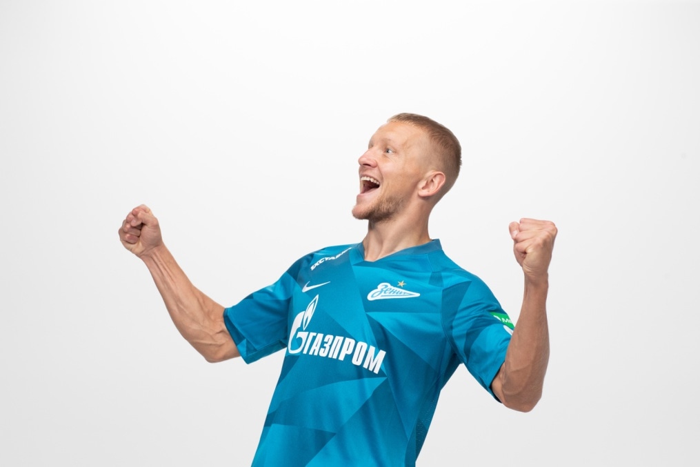 Фотосессия футболистов и тренеров основного состава ФК «Зенит» сезона 2019/20