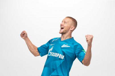 Фотосессия футболистов и тренеров основного состава ФК «Зенит» сезона 2019/20