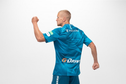 Фотосессия футболистов и тренеров основного состава ФК «Зенит» сезона 2019/20