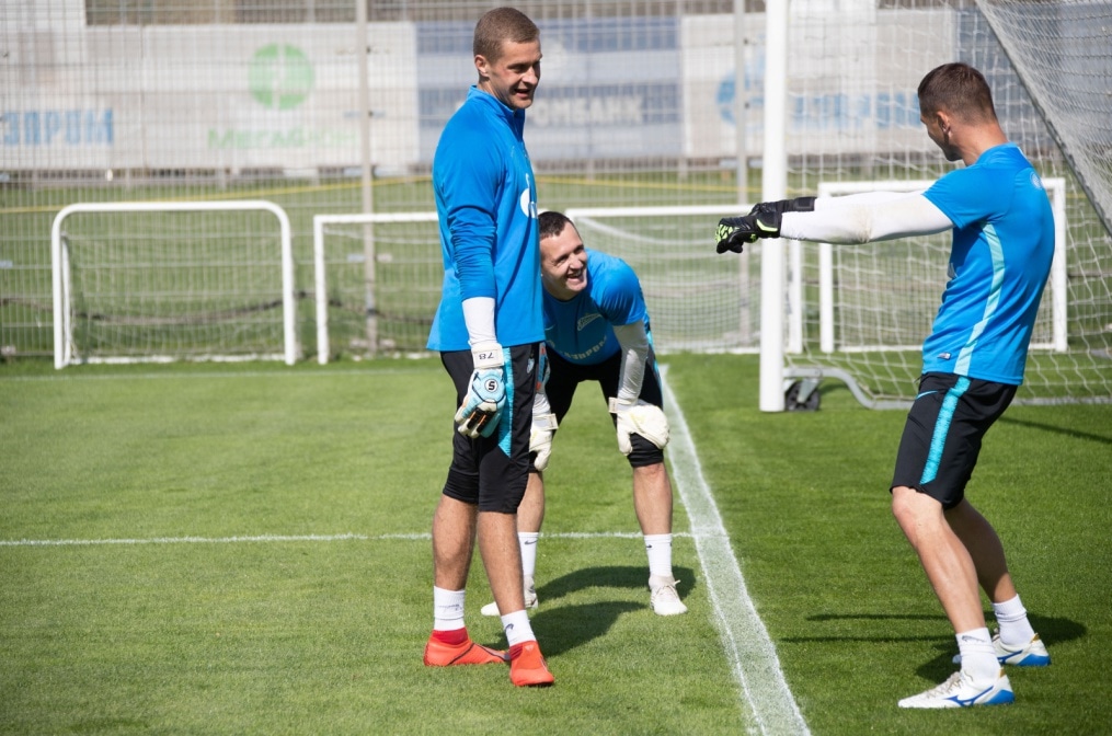 Открытая тренировка «Зенита» перед матчем с ФК «Ахмат»