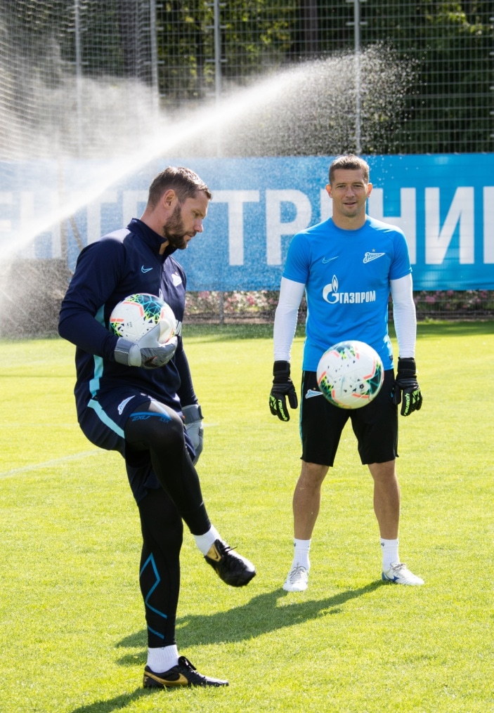 Открытая тренировка «Зенита» перед матчем с ФК «Ахмат»